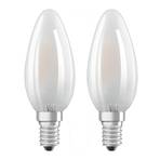 OSRAM candle LED bulb E14 4 W warm white set of 2