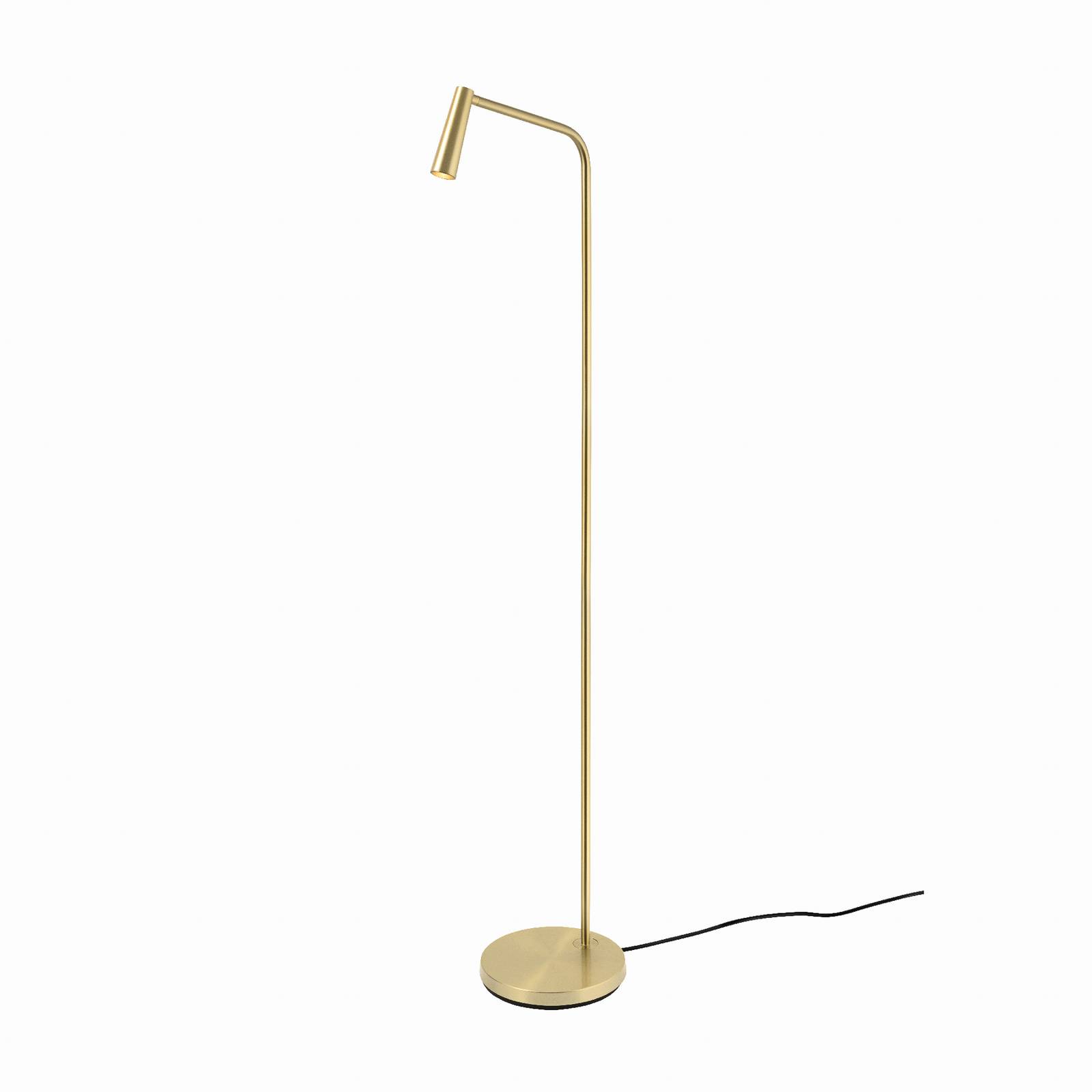 Photos - Chandelier / Lamp Leds C4 LEDS-C4 LED floor lamp Gamma, gold matt, 2,700 K, steel 