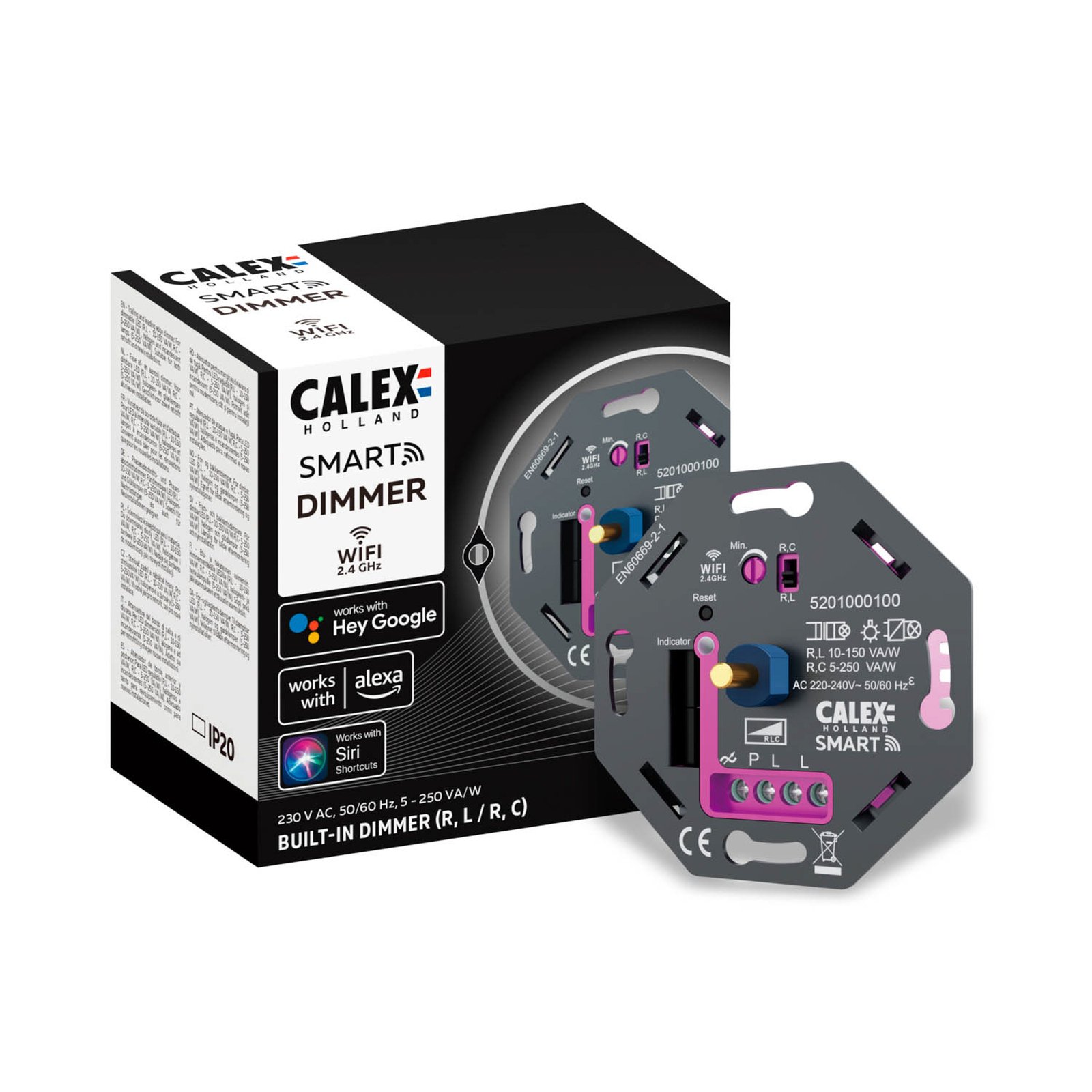 Calex Smart LED stmievač, zapustená montáž