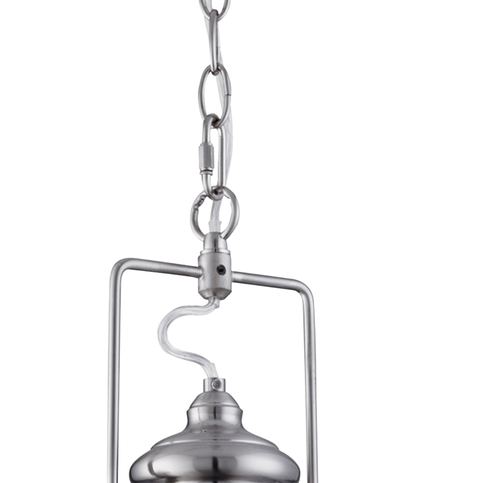Trendy industrie-hanglamp Silver