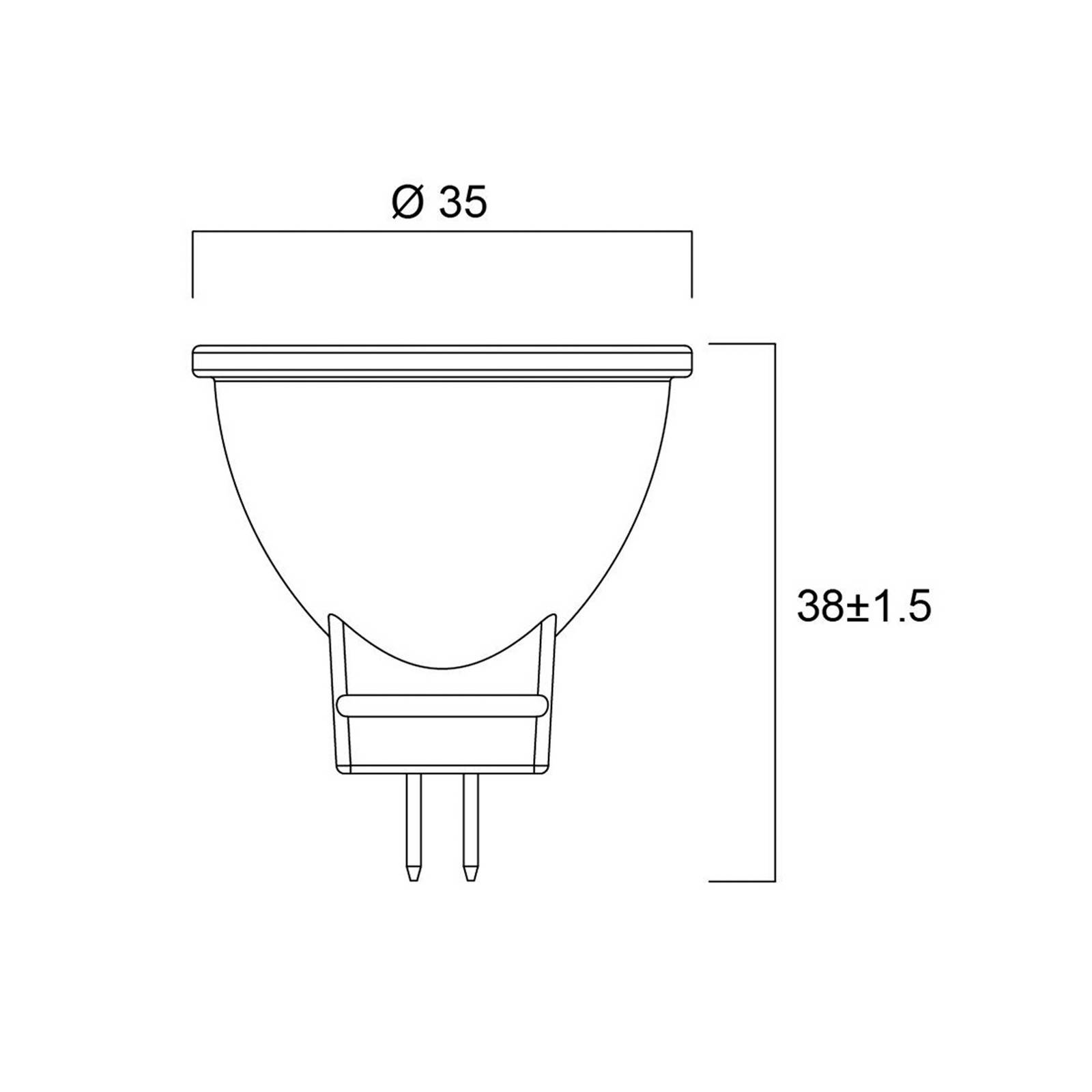 LED-Leuchtmittel RETRO, GU4 MR11, 4 W, 830, 345 lm, 36° günstig online kaufen
