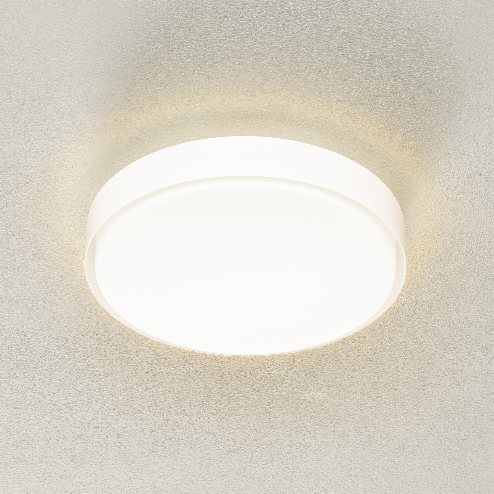 BEGA 34278 Φωτιστικό οροφής LED, λευκό, Ø 36 cm, DALI