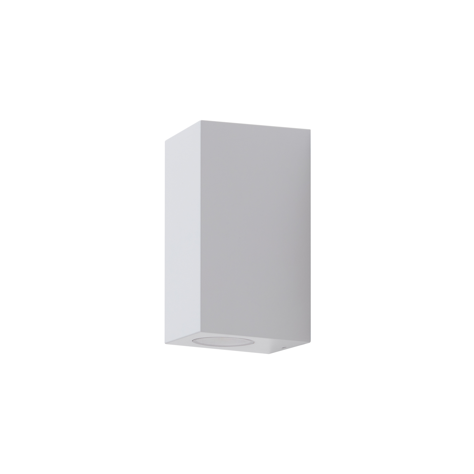 Candeeiro de parede exterior Prios Irfan angular branco 15,5 cm