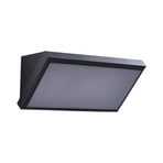 Abby Outdoor Wall Lamp w/Sensor Dark Grey/White - Lindby