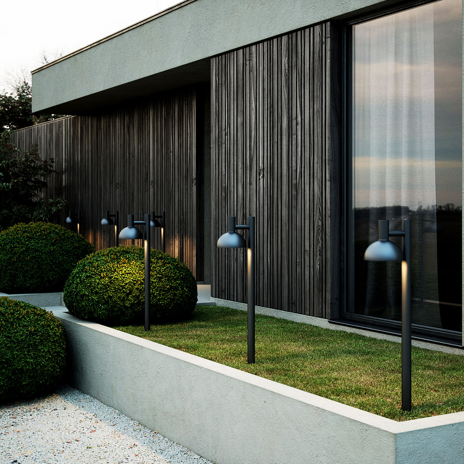 Arki 100 Tuinlamp Black - Nordlux