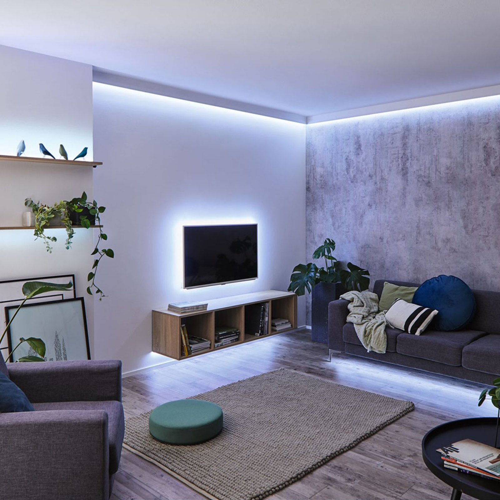 Paulmann MaxLED 250 extension IP44 6,500 K 2.5 m, for Living / Dining Room, plastic, 10 W, energy efficiency: A+, L: 250 cm, W: 1.25 cm, H: 0.3 cm