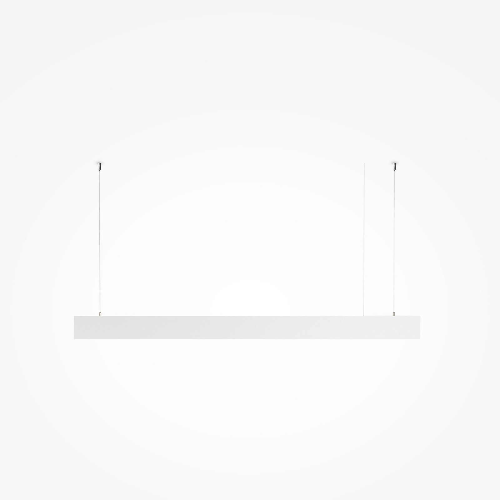 Lampă suspendată LED Maytoni Basis, albă, CCT, lungime 112,5 cm