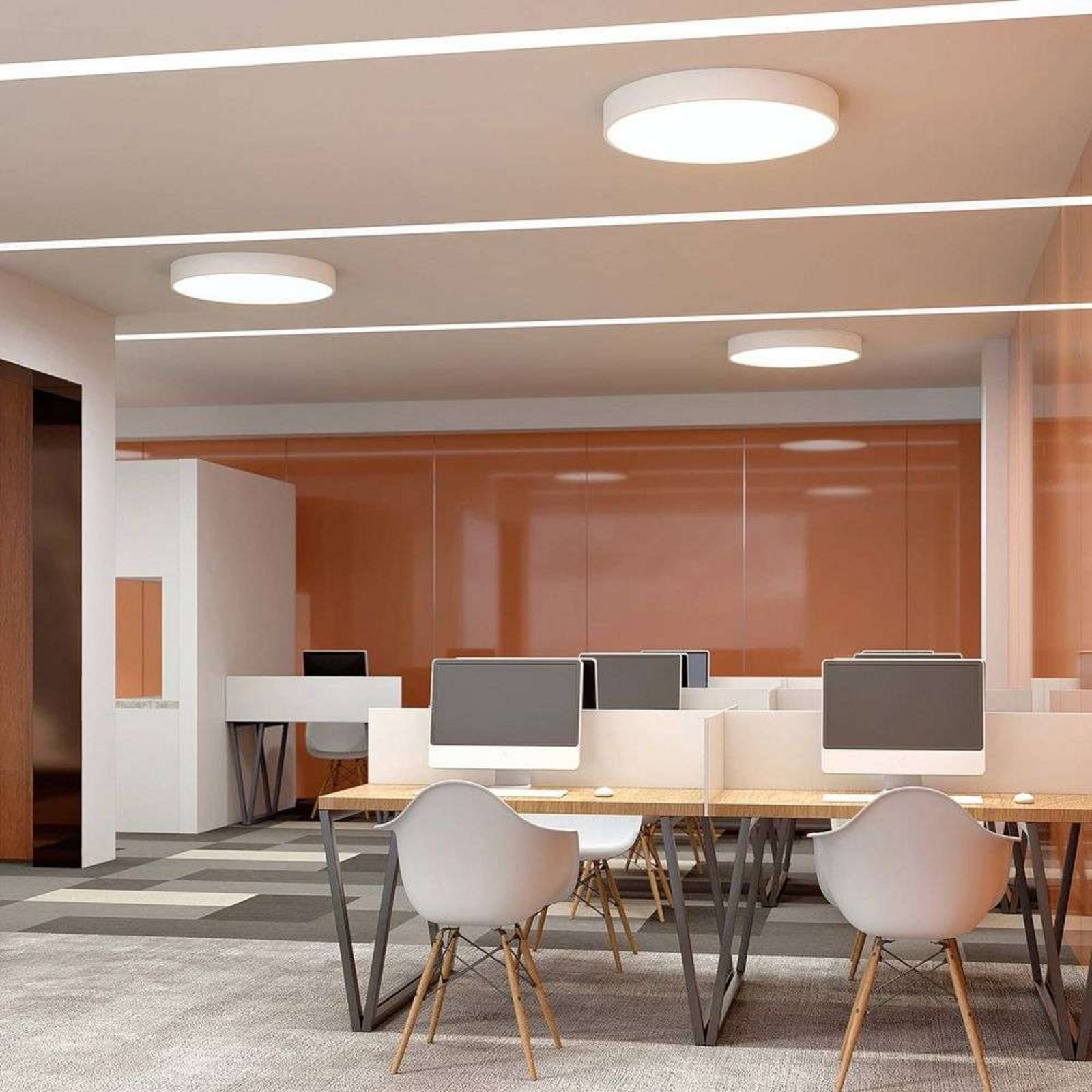 Noabelle LED Kattovalaisin Ø80 White - Arcchio
