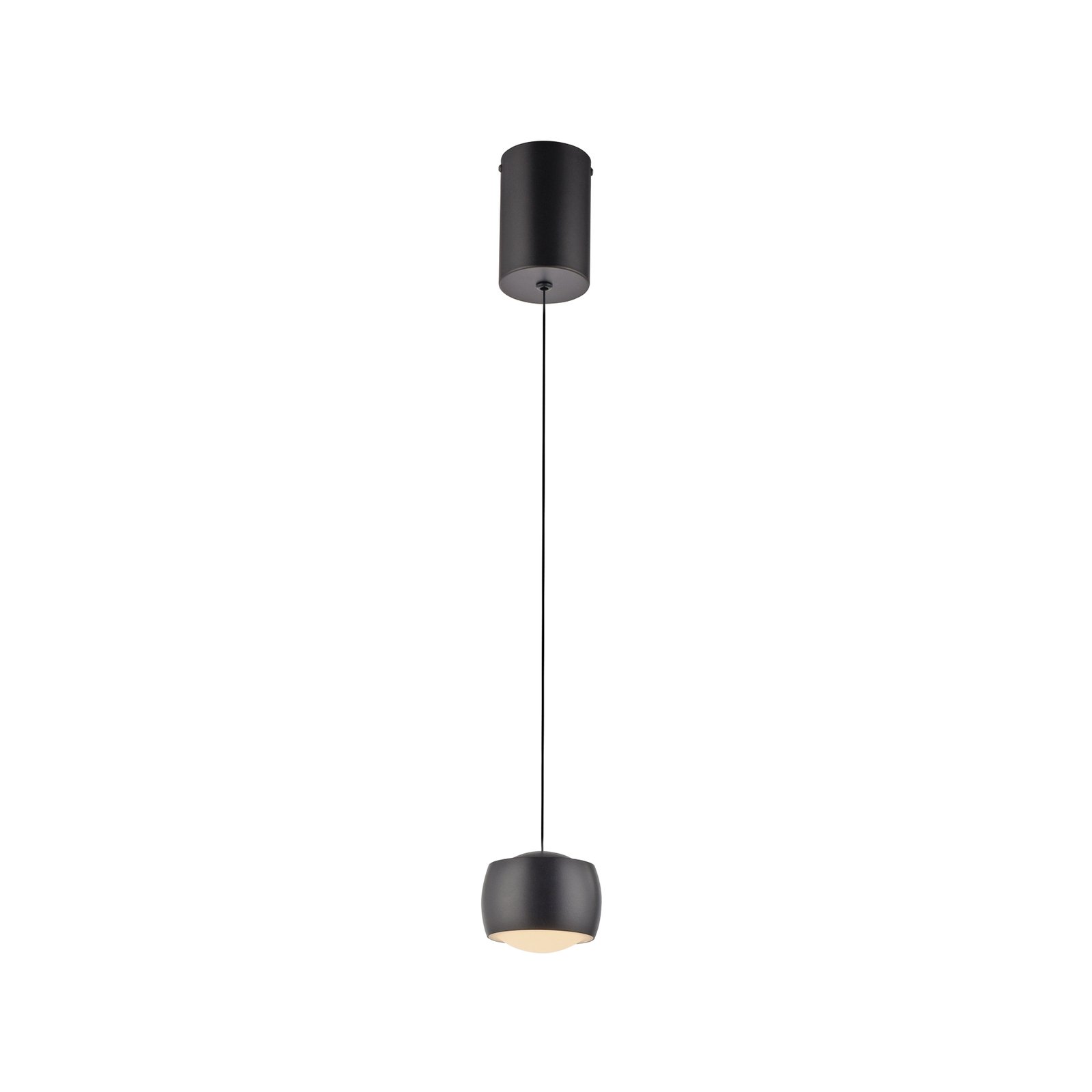 JUST LIGHT. Candeeiro suspenso Ballini LED, preto, Switchmo