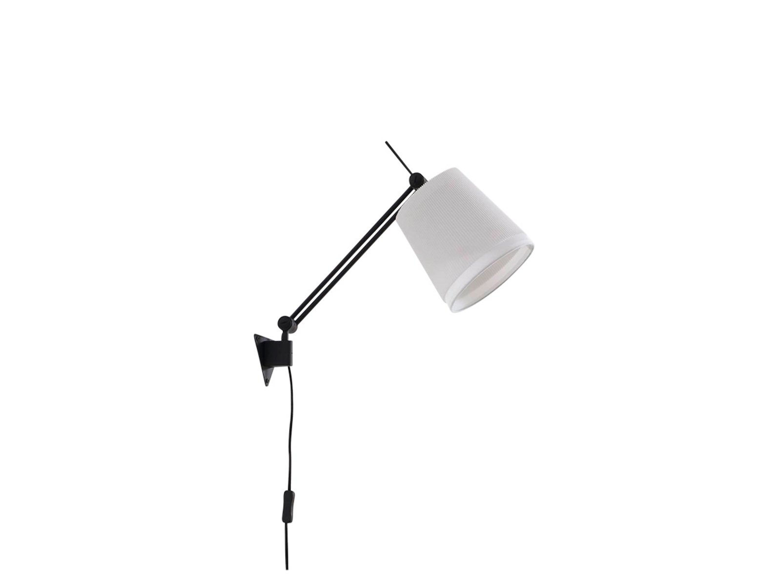 Caelia Wall Lamp Black/White - Lucande