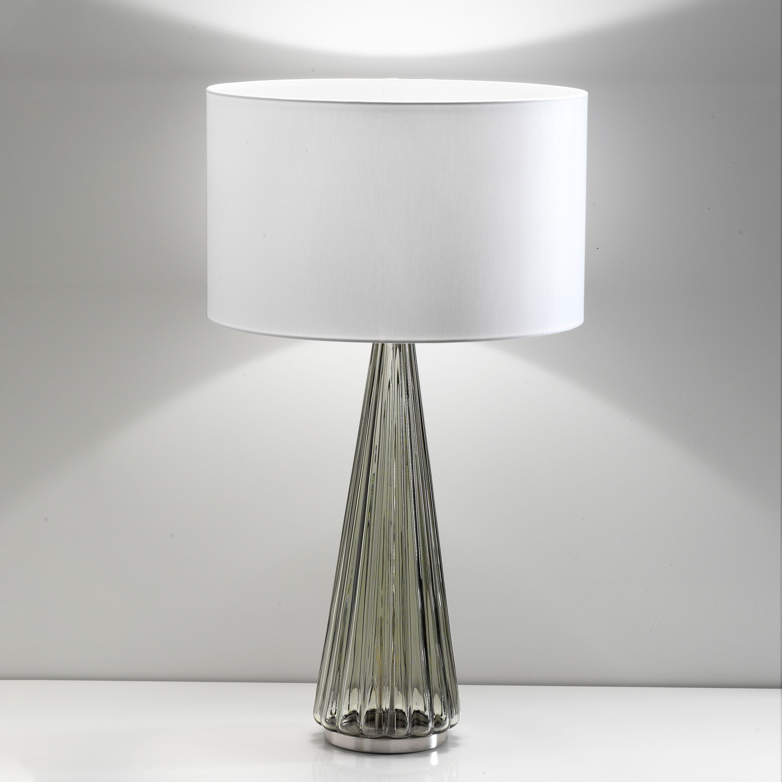 Lampe de table Costa Rica avec abat-jour blanc