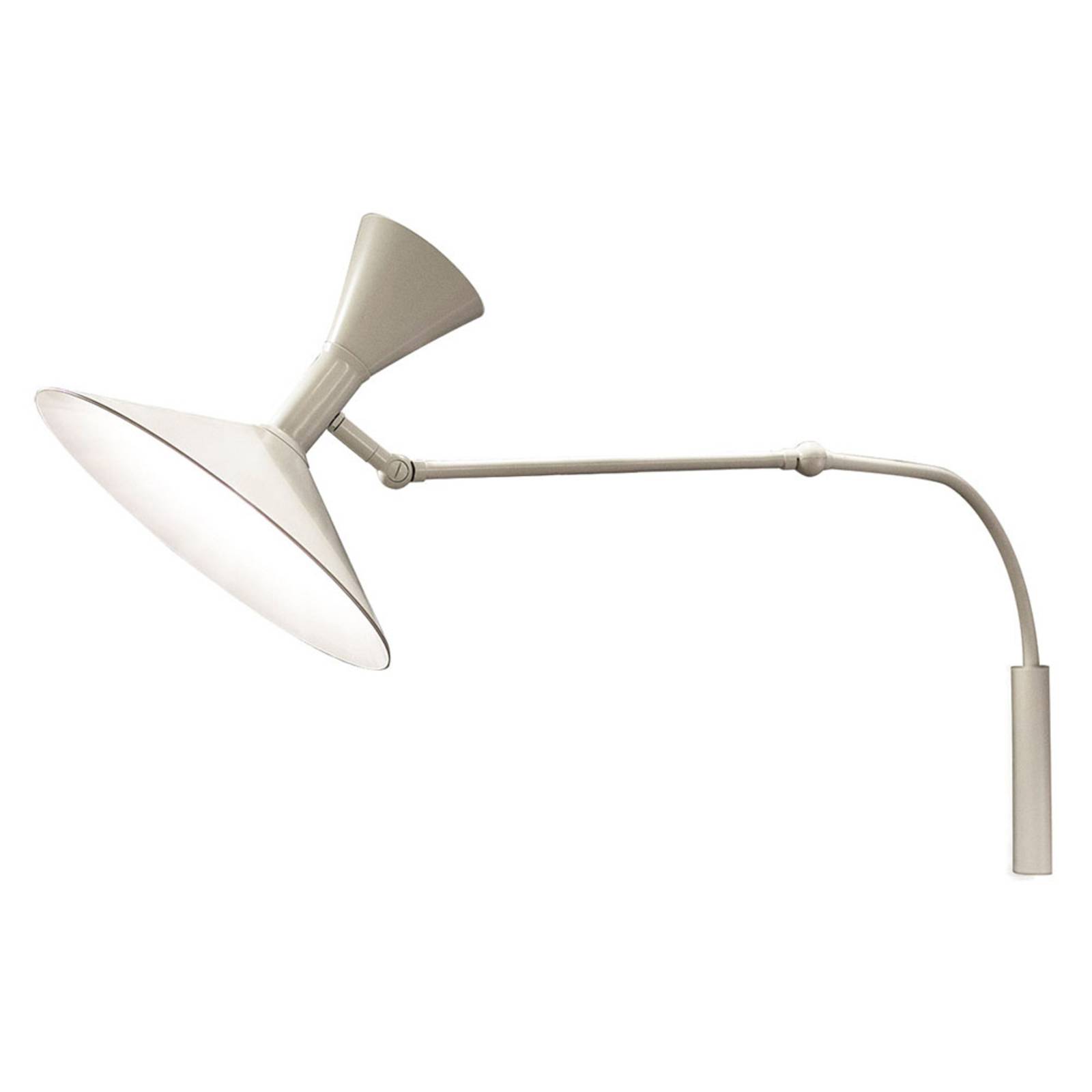 NEMO Nemo Mini Lampe de Marseille aplique blanco, para salón / comedor, aluminio, acero, E14, 46 W, altura: 50 cm