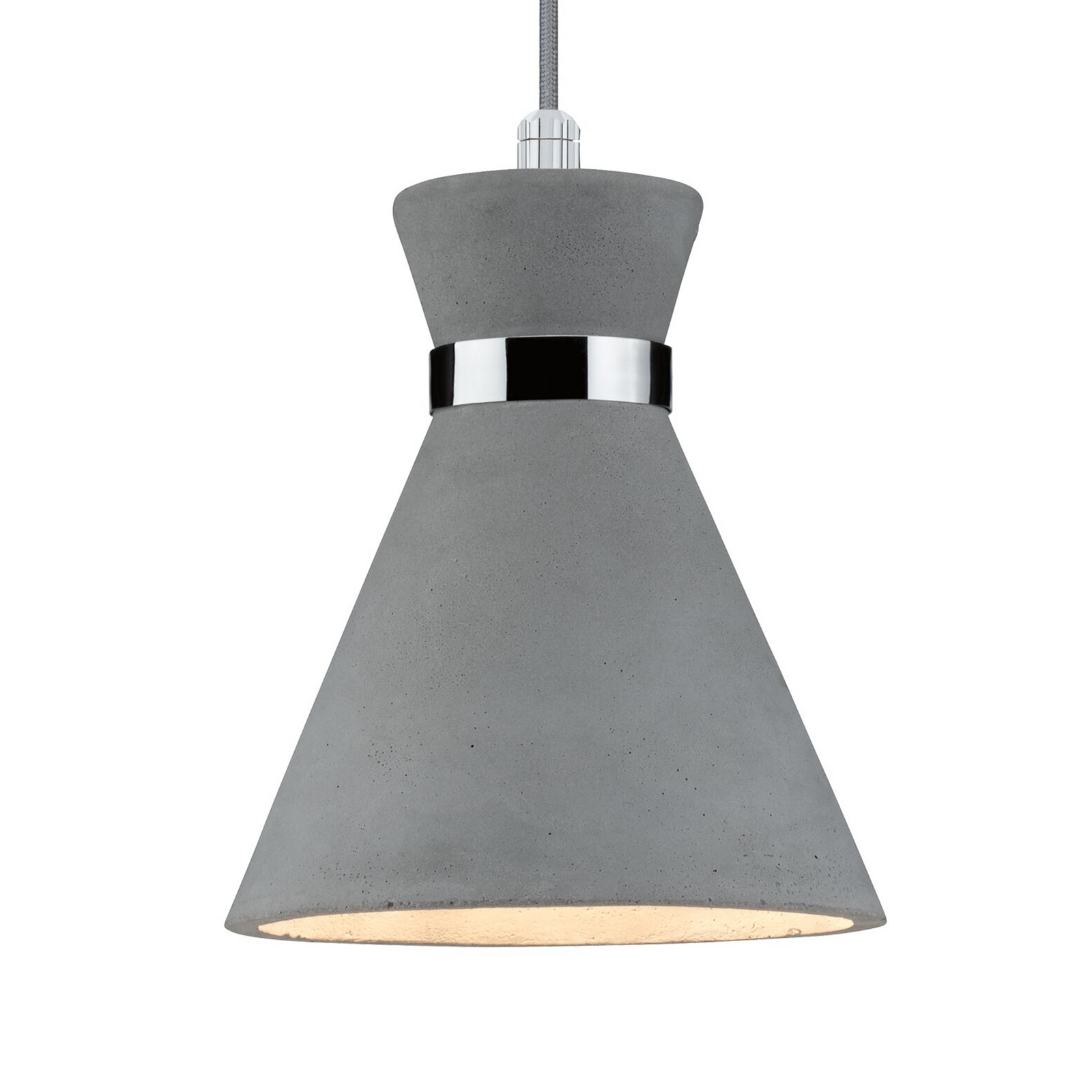 Verve pendant light IP44 dimmable Grey/Chrome - Paulmann