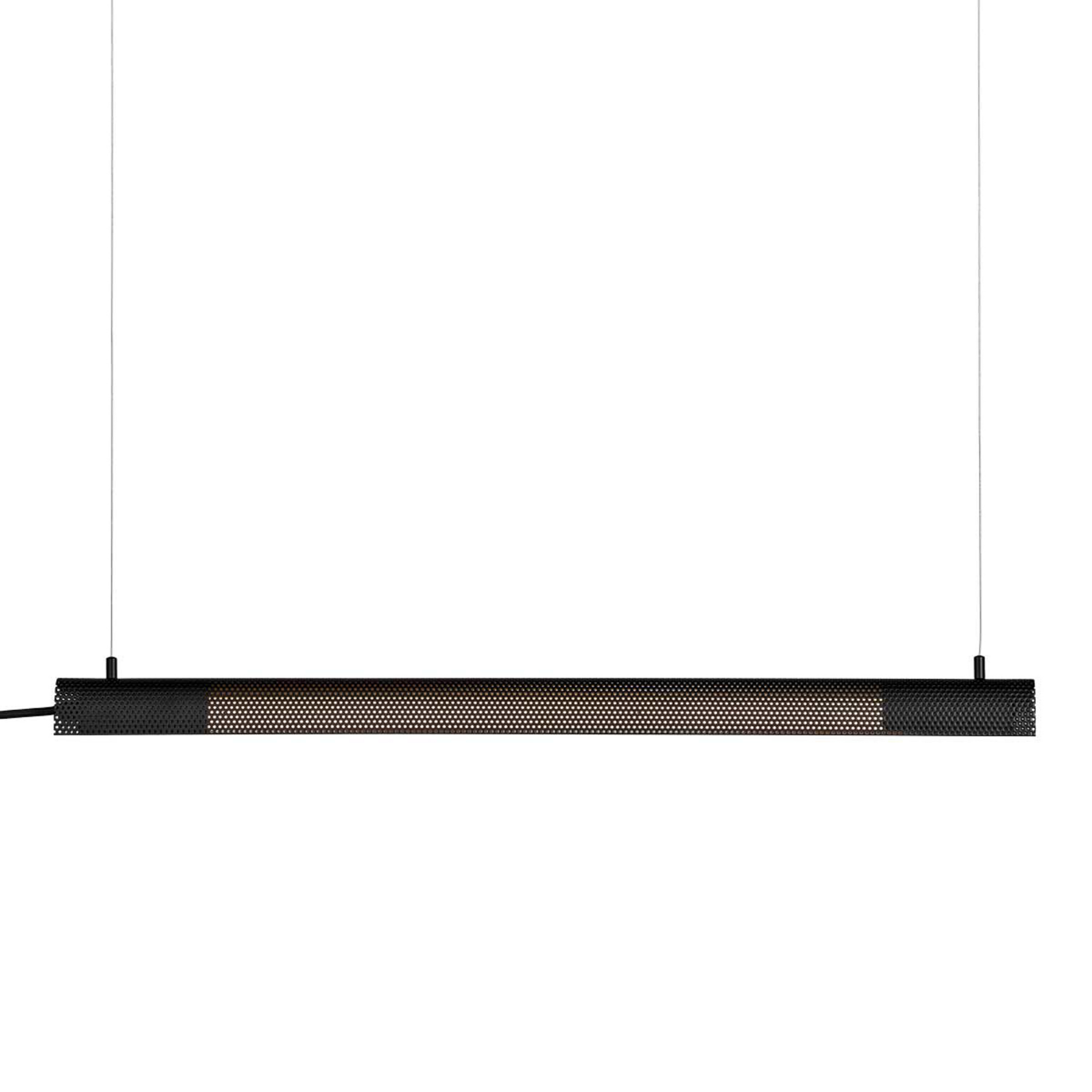 Závesné svietidlo Radent, čierne, dĺžka 70 cm, G13 - GEJST