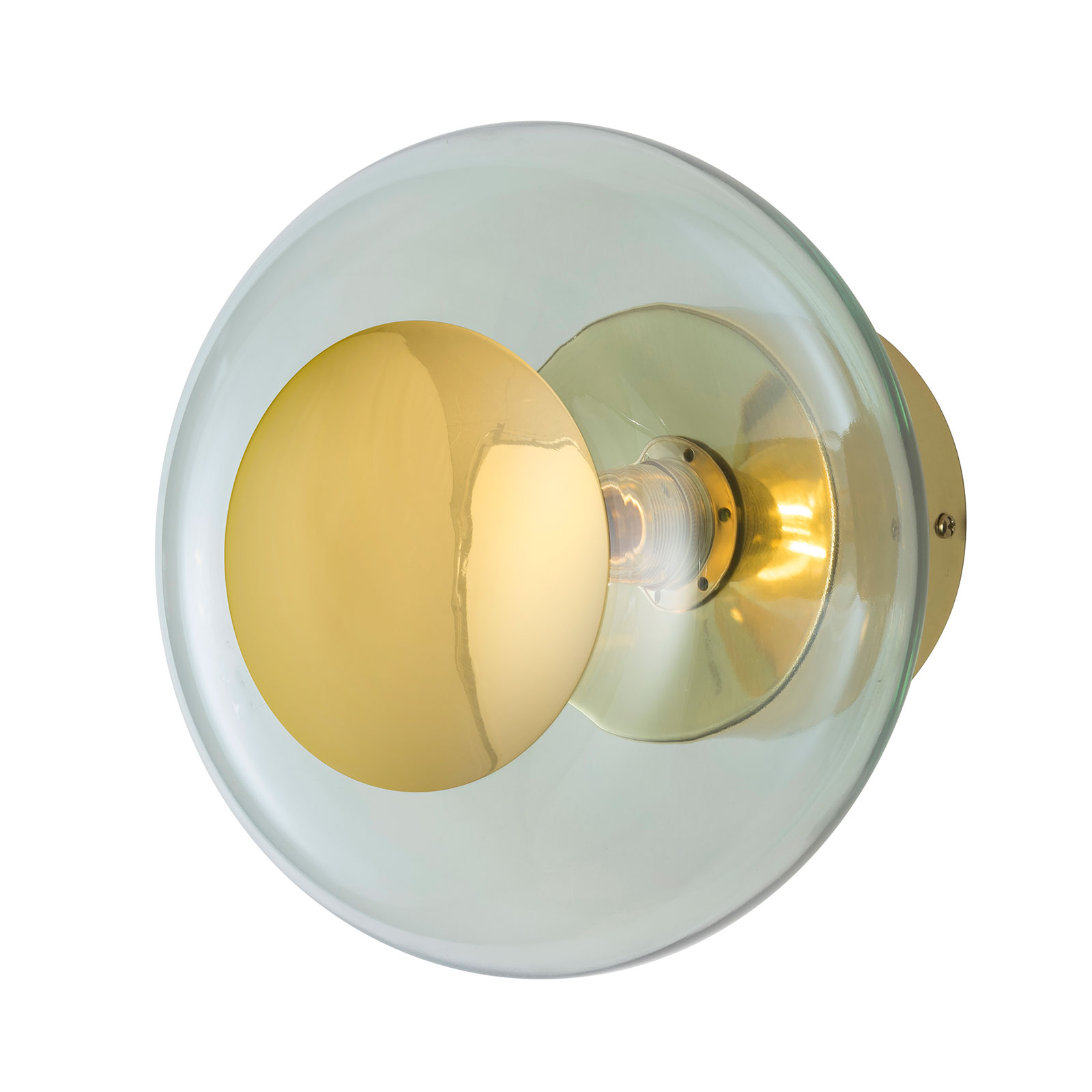 EBB & FLOW Horizon Wandleuchte gold Fassung