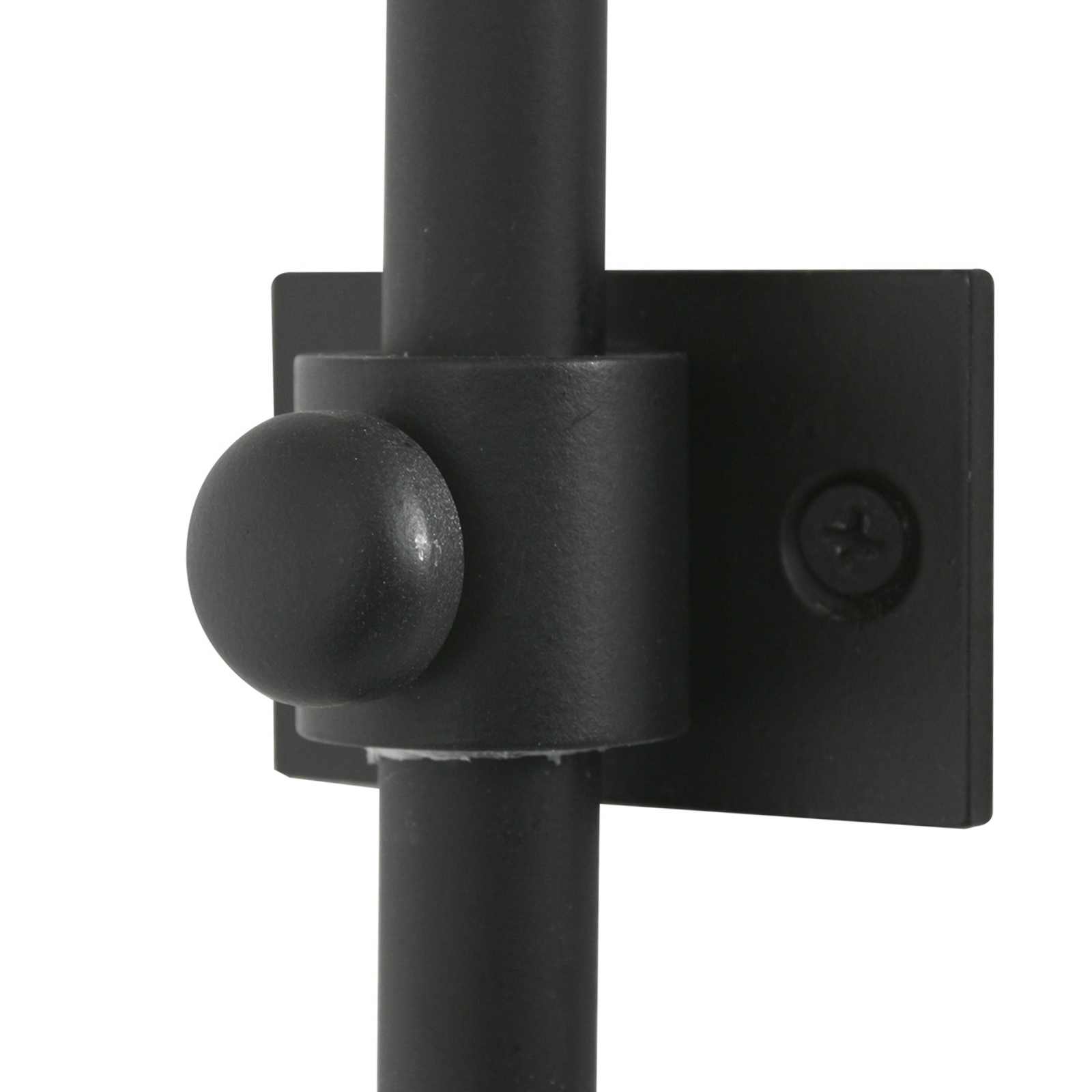 Sparkled Light fali világítás, fekete/fekete-fa fonat