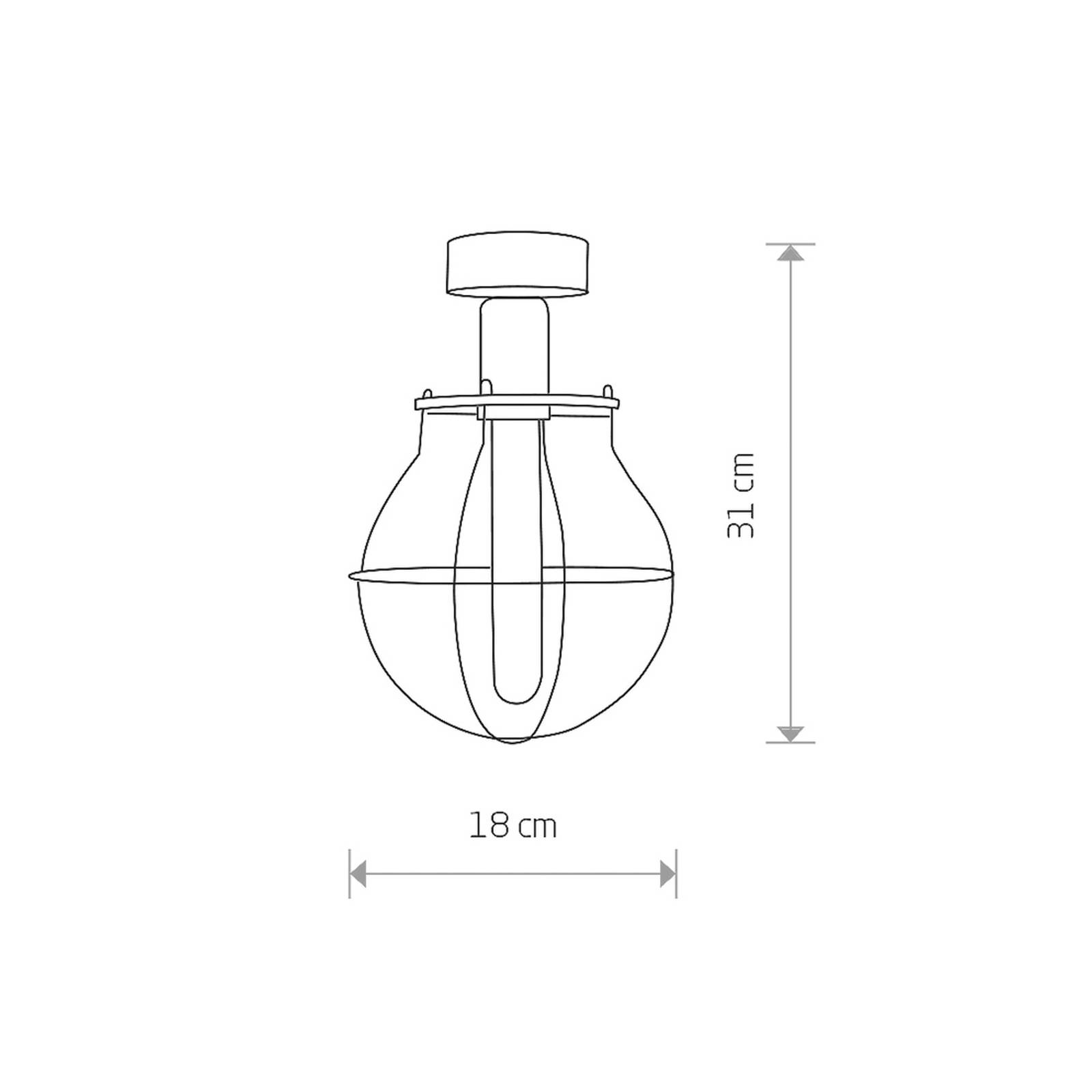 Nowodvorski Lighting Taklampa Manufacture I med burskärm