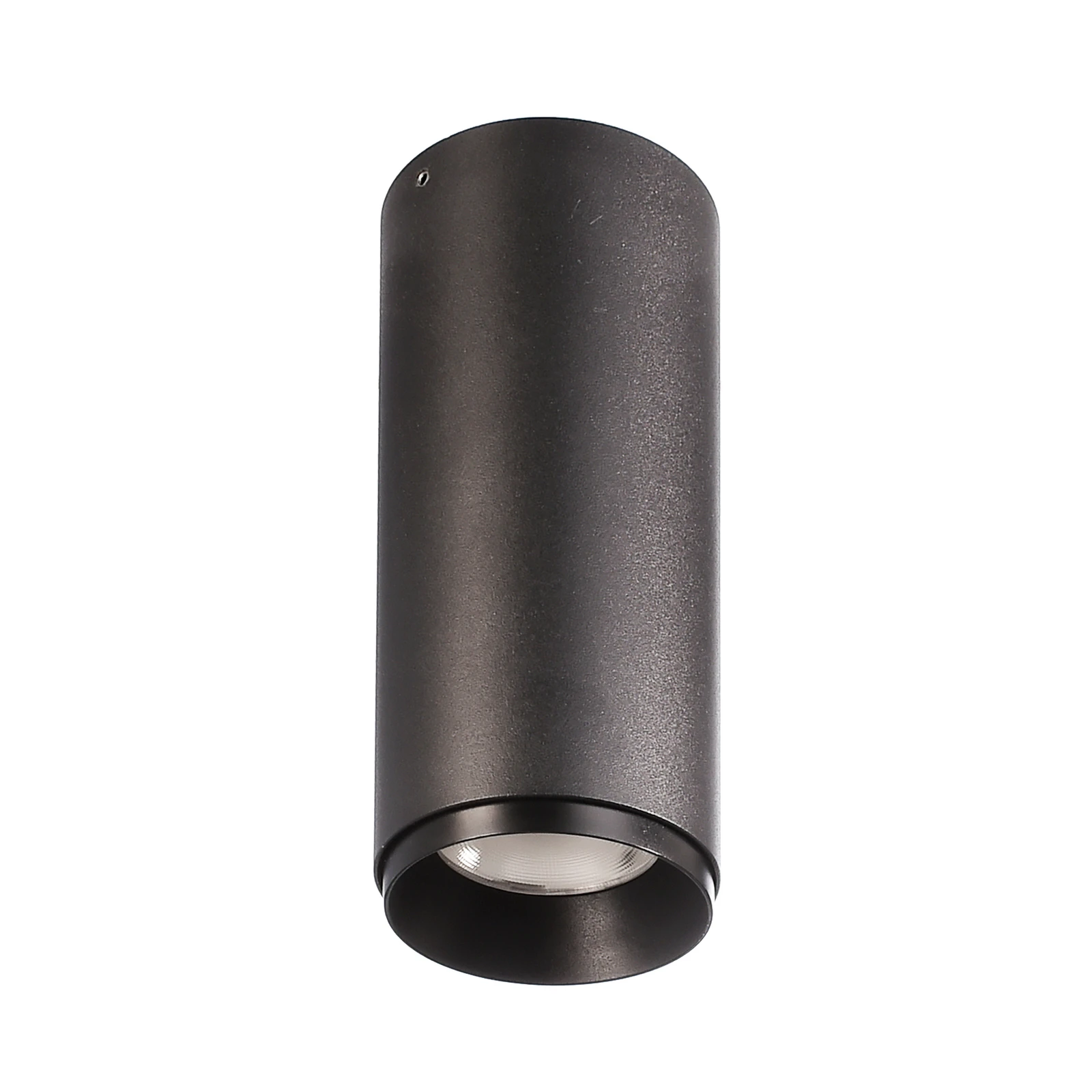 LED downlight Lucea 6, crna, aluminij, 2700 K