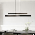 EGLO LED hanglamp PLAYITAS, zwart, 120 cm, 2-lamps, CCT