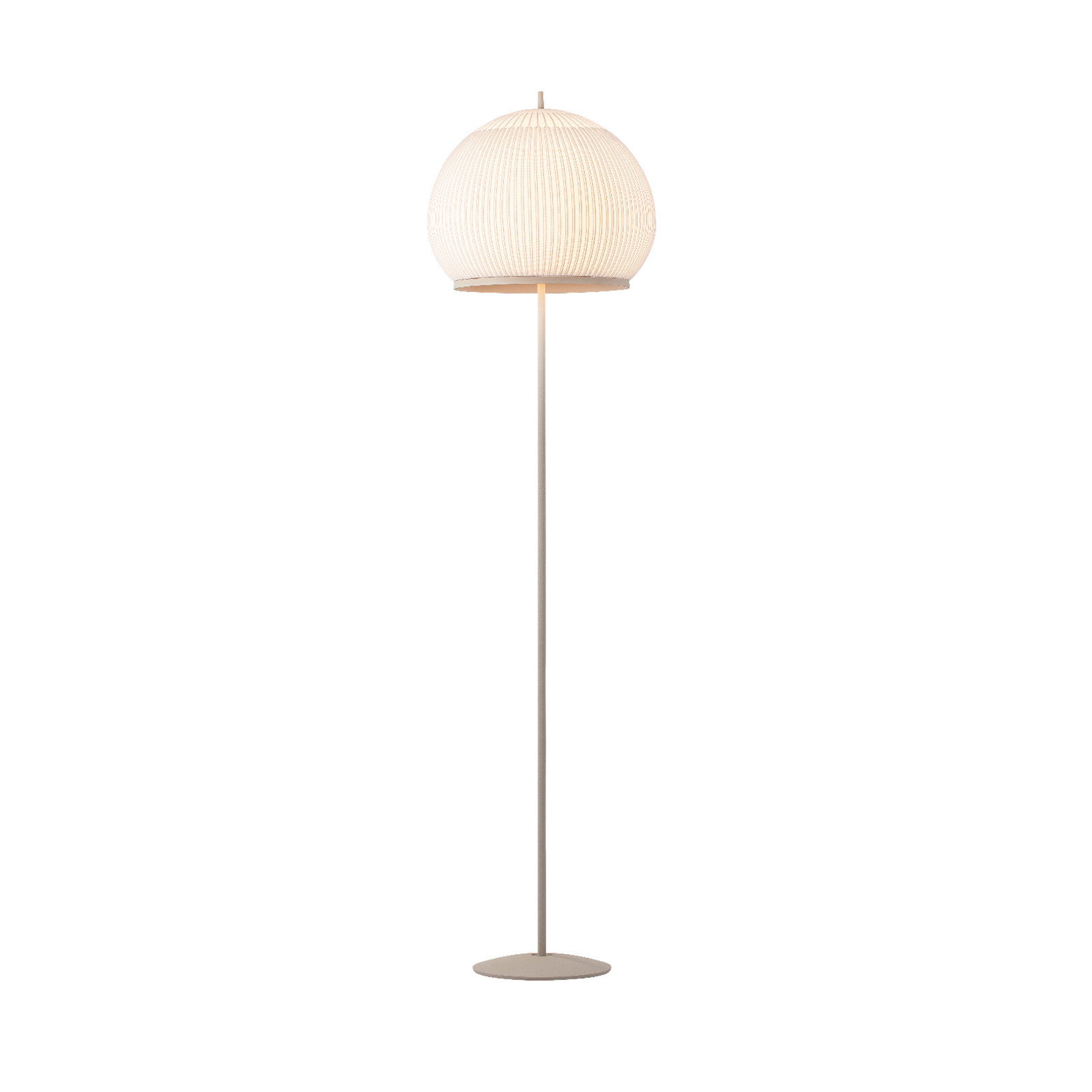 Lampadar LED Vibia KNIT 178 x 45 cm bej textil/metal - Camera de zi / sufragerie - Design - Plastic