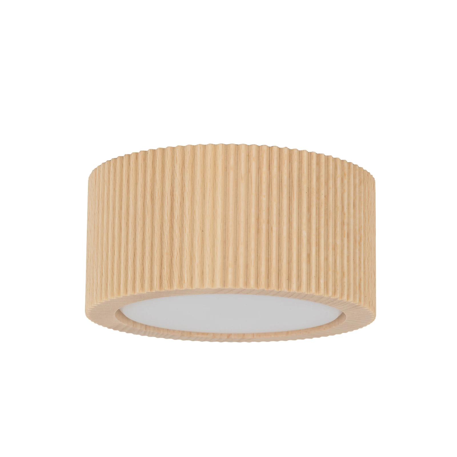 Επιτοίχιος προβολέας Eve, ύψος 4,5 cm, GX53, ξύλο
