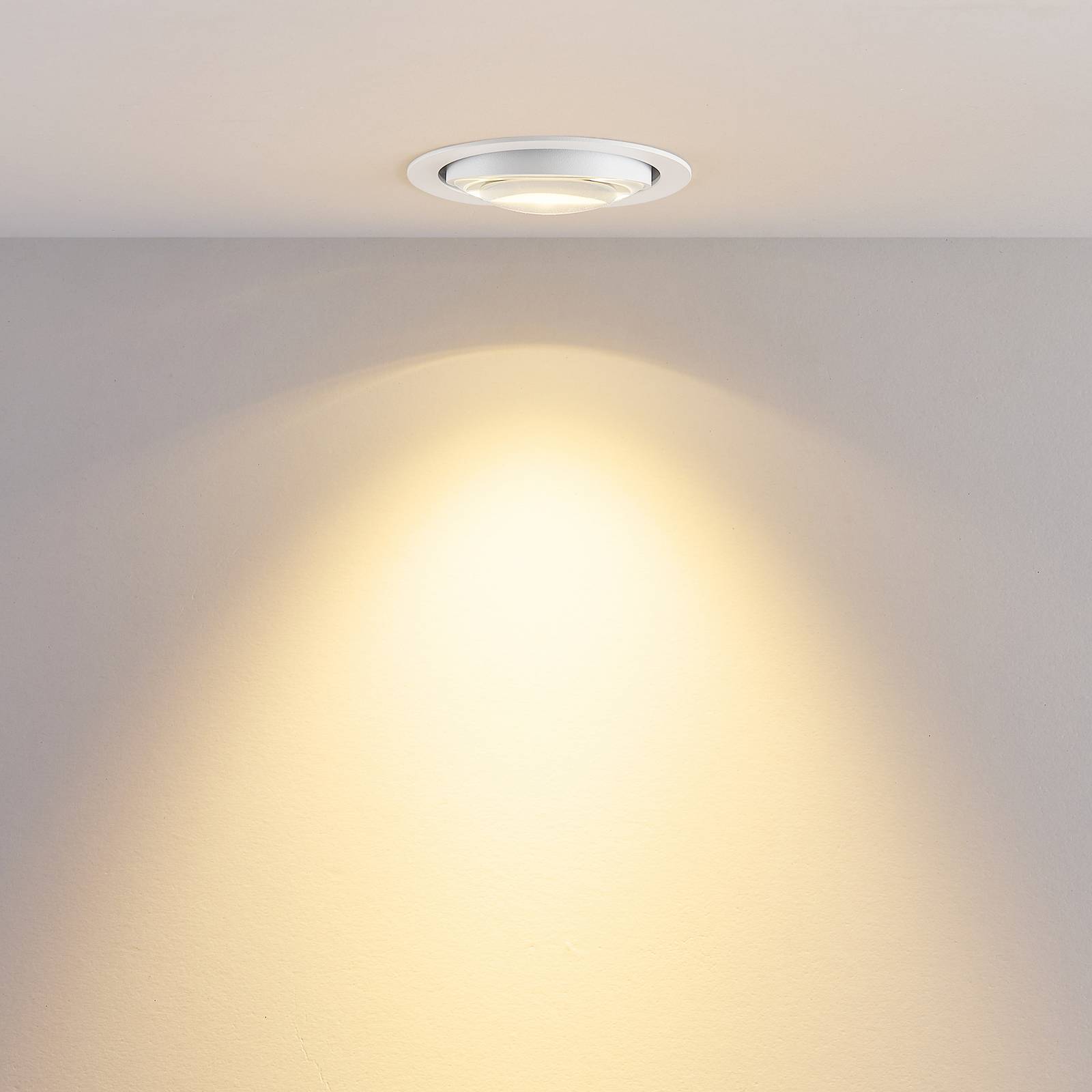 Levně Molto Luce LED stropní vestavná svítidla MAG MINI, bílá, Ø 10 cm, CCT 18 V