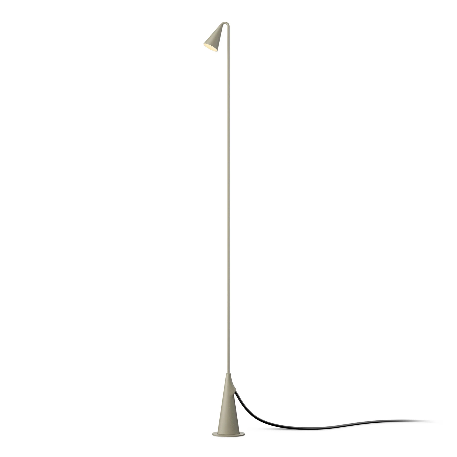 Lampadaire d'extérieur LED Brisa, à 1 lampe, kaki
