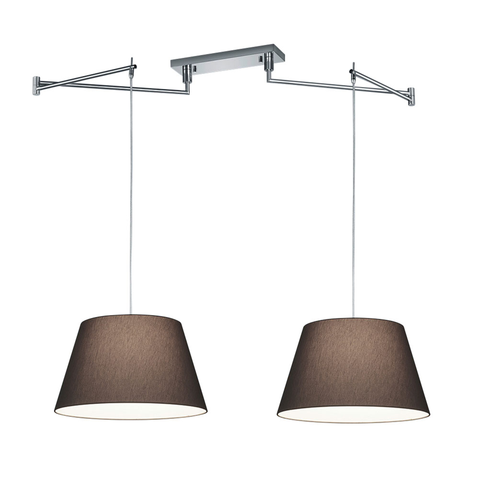 Helestra Certo hanglamp conisch 2-lamps