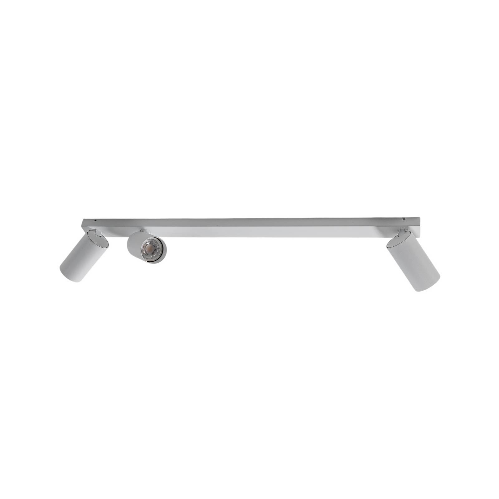 Deckenstrahler Mono III, 3-flammig, weiß, 84 cm lang, GU10 günstig online kaufen