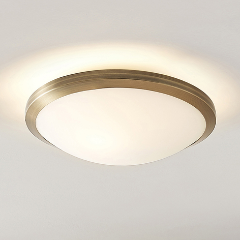 Lindby Ummi loftlampe, antik messing