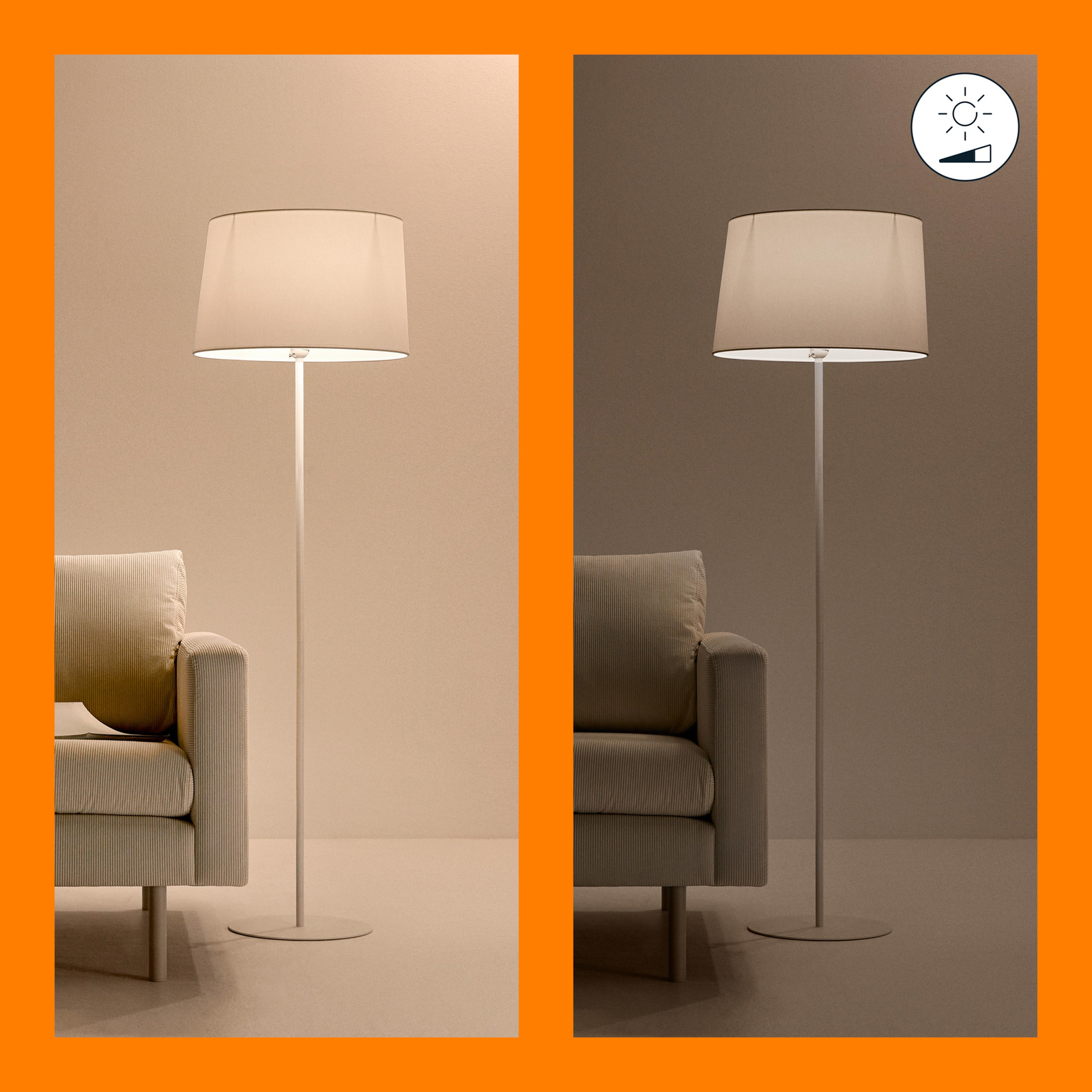 WiZ C37 LED-pære E14 4,9W mignon matt CCT