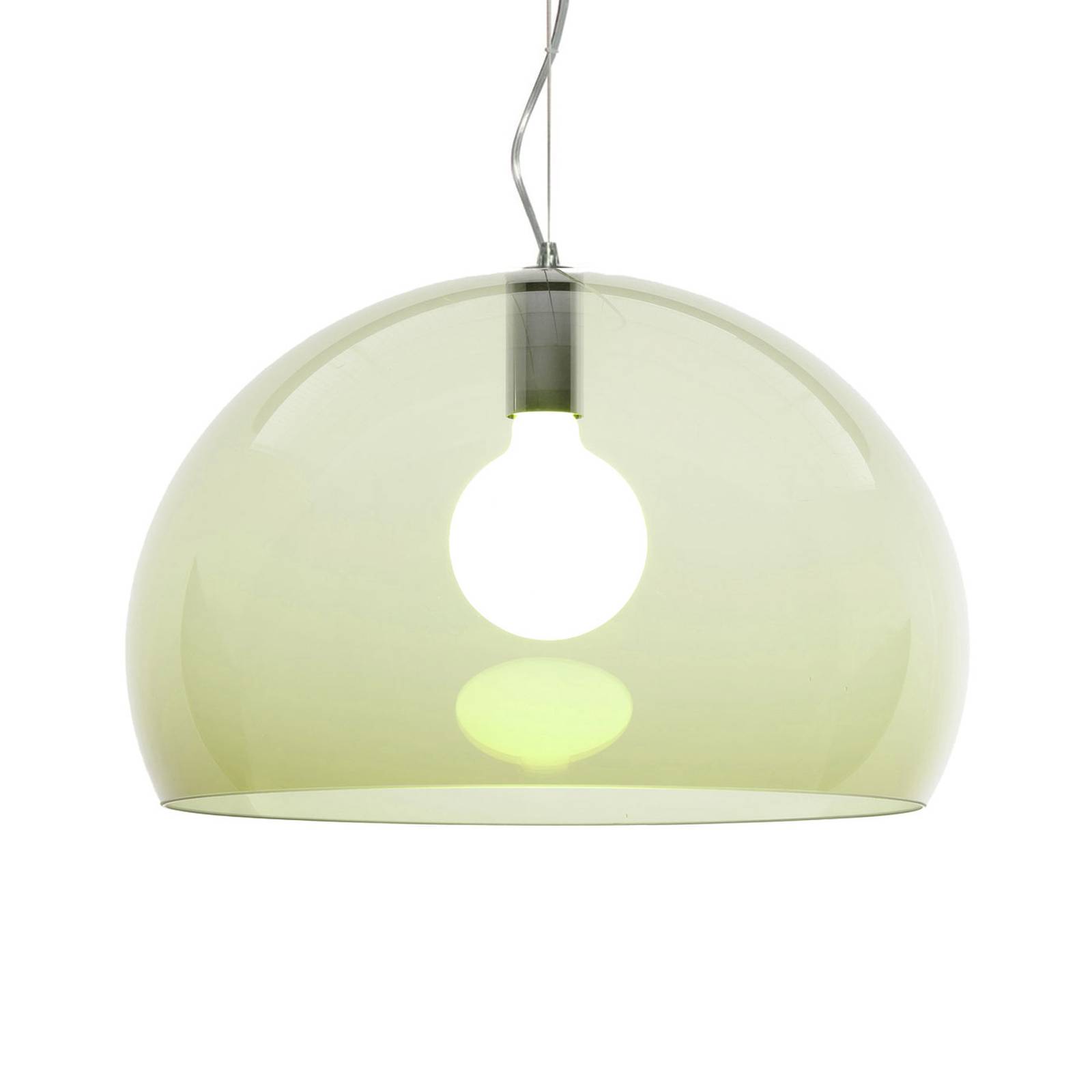 Kartell FL/Y Hängeleuchte, Ø 52 cm, grün