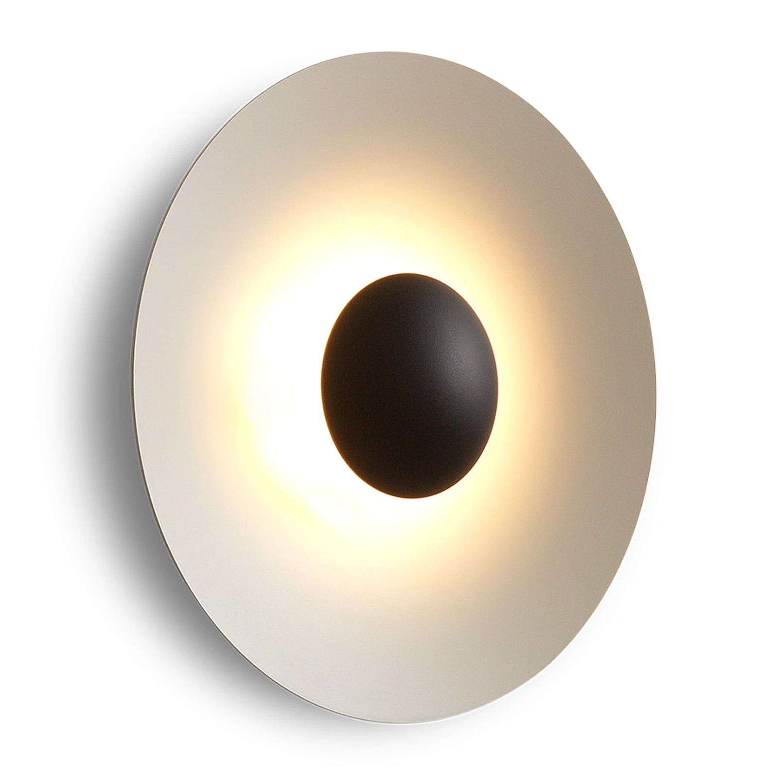 MARSET Ginger 32C LED-Wandlampe Ø32cm sand