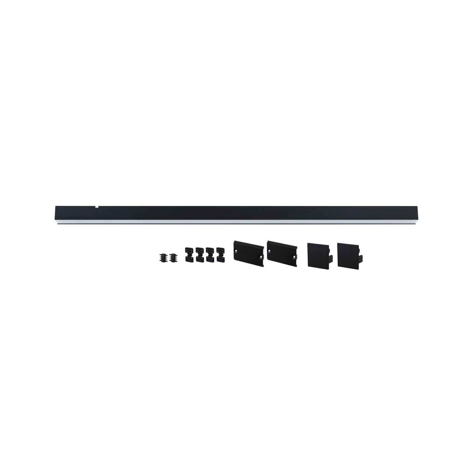 Sistema de canalización de luz Linion de Paulmann, negro, 82 W, aluminio Sistema de canalización de luz Linion de Paulmann, negro, 82 W, aluminio