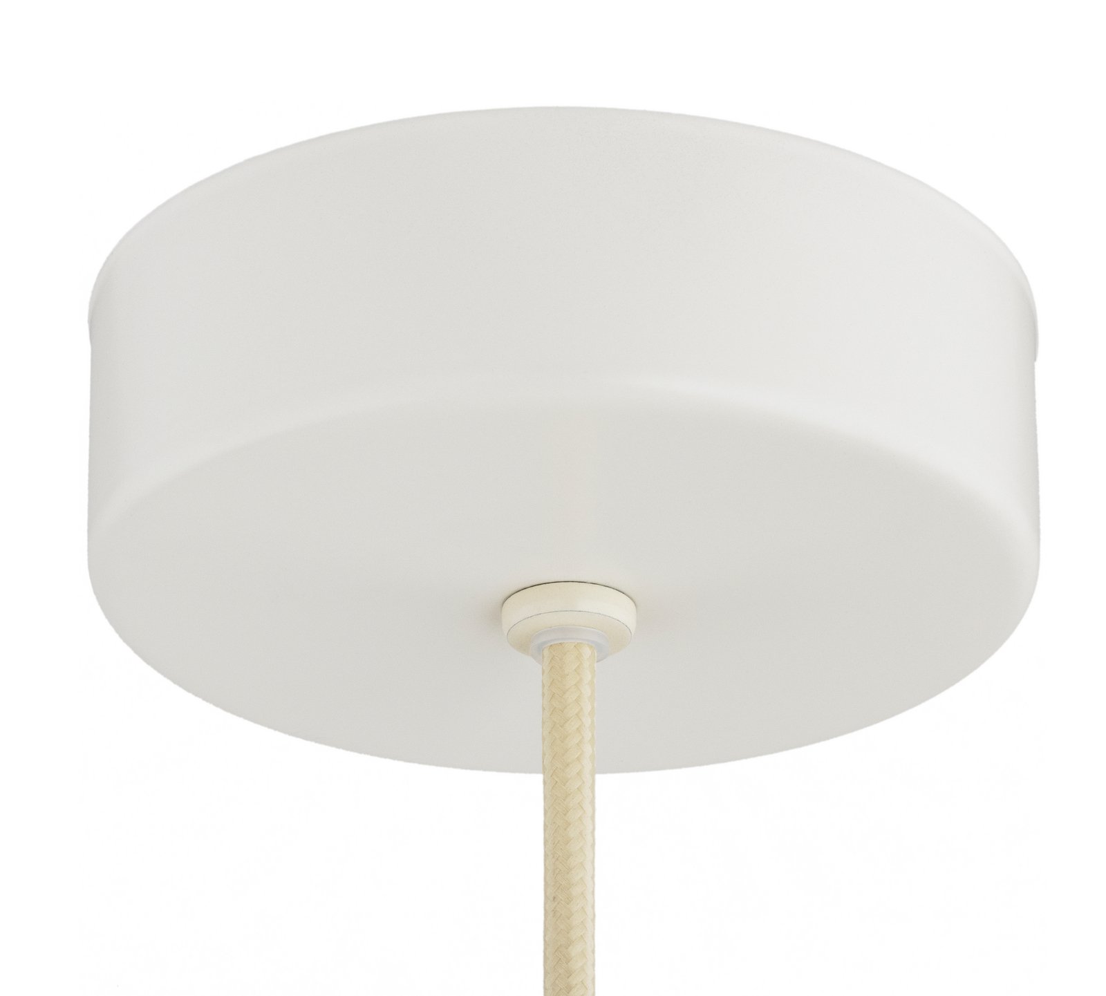 LED hanglamp Rulo, beige, staal, Ø 3,2 cm
