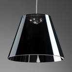 Dina - LED hanging light with a black lampshade