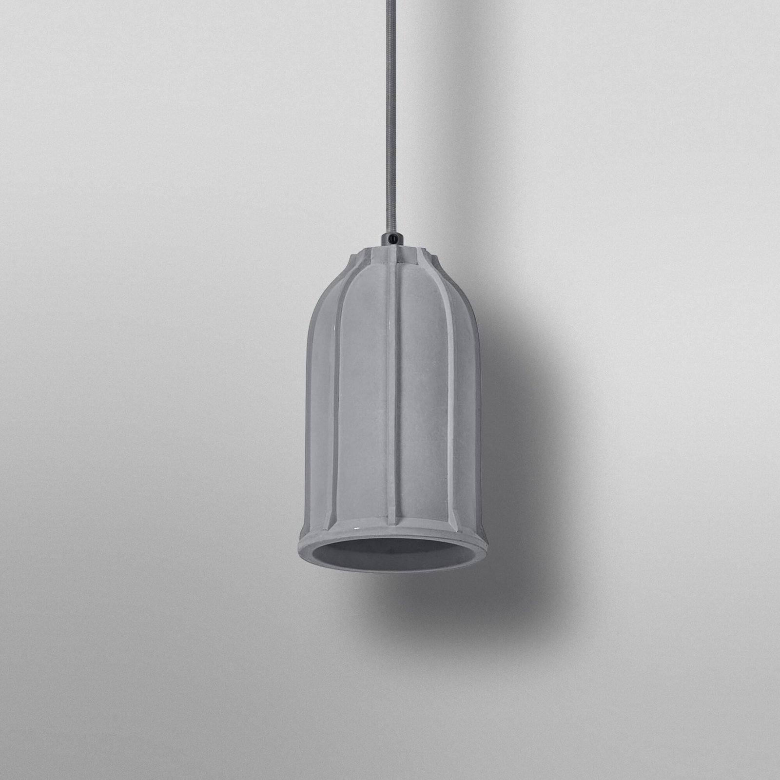 OSRAM Hängelampe CONCRETE SIM, grau, Ø 12 cm, Beton, E27