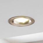 LED прожектор за вграждане Saliceto кръгъл фиксиран 2 700K никел
