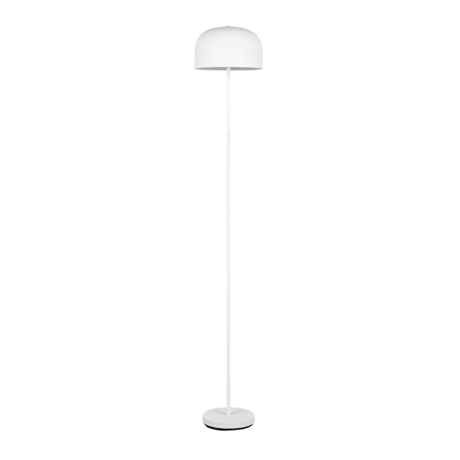 LED battery-powered floor lamp Jeff, white, metal, height 147 cm