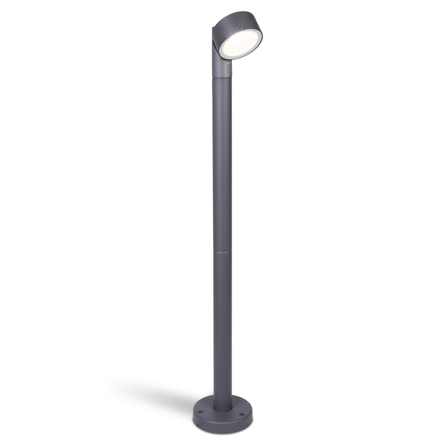 Eco-Light Trumpet LED path light, pivotable spotlight, die-cast aluminium, polycarbonate, 11 W, energy efficiency: A+, H: 85 cm