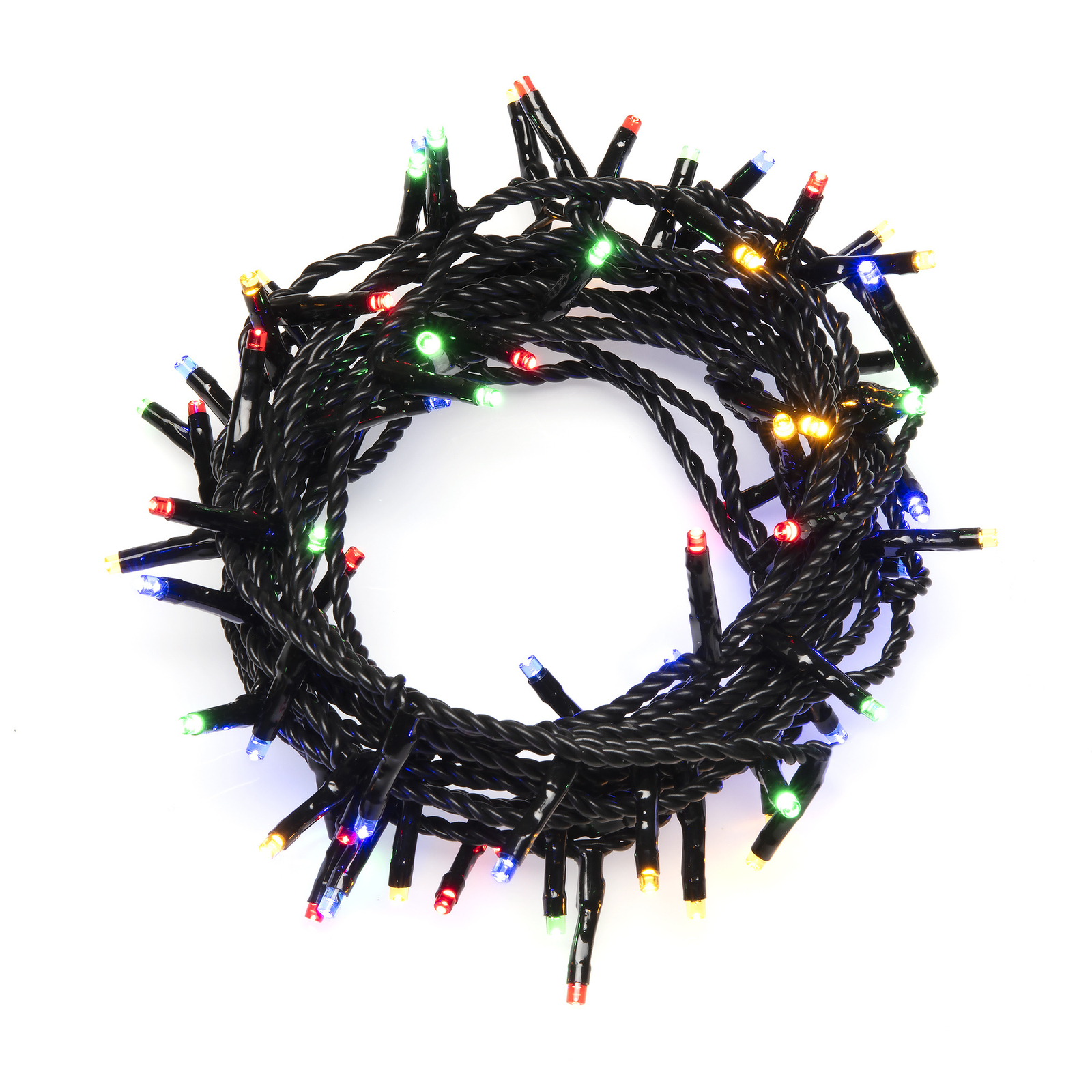 Micro-chaîne lumineuse LED multicolore à 180 flammes