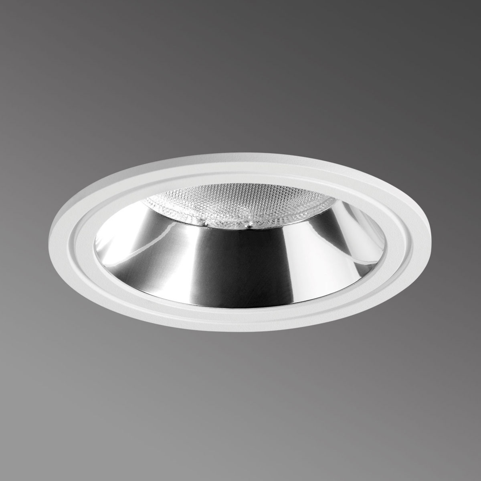 OMS Prettus S PRE LED downlight, 69°, 4,000 K, for Workroom / Office, die-cast aluminium, PMMA, 19 W, energy efficiency: A+
