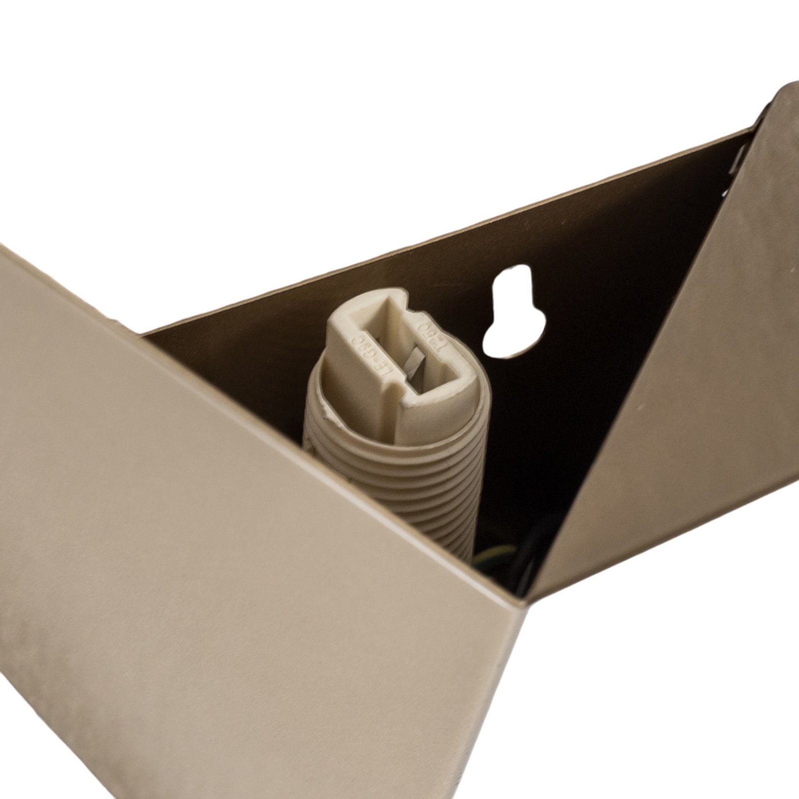 Sienas lampa Kus, zelta, metāls, augstums 34 cm, G9 Sienas lampa Kus, zelta, metāls, augstums 34 cm, G9