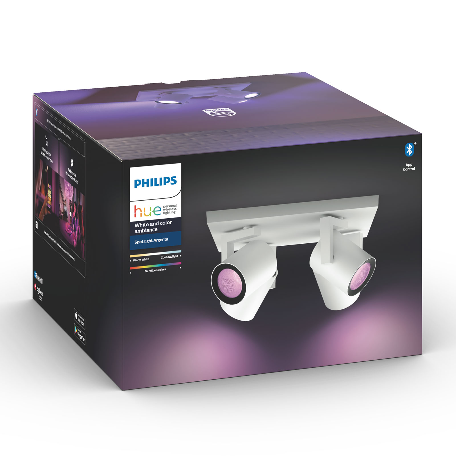 Philips Hue Argenta LED-Spot vierflammig