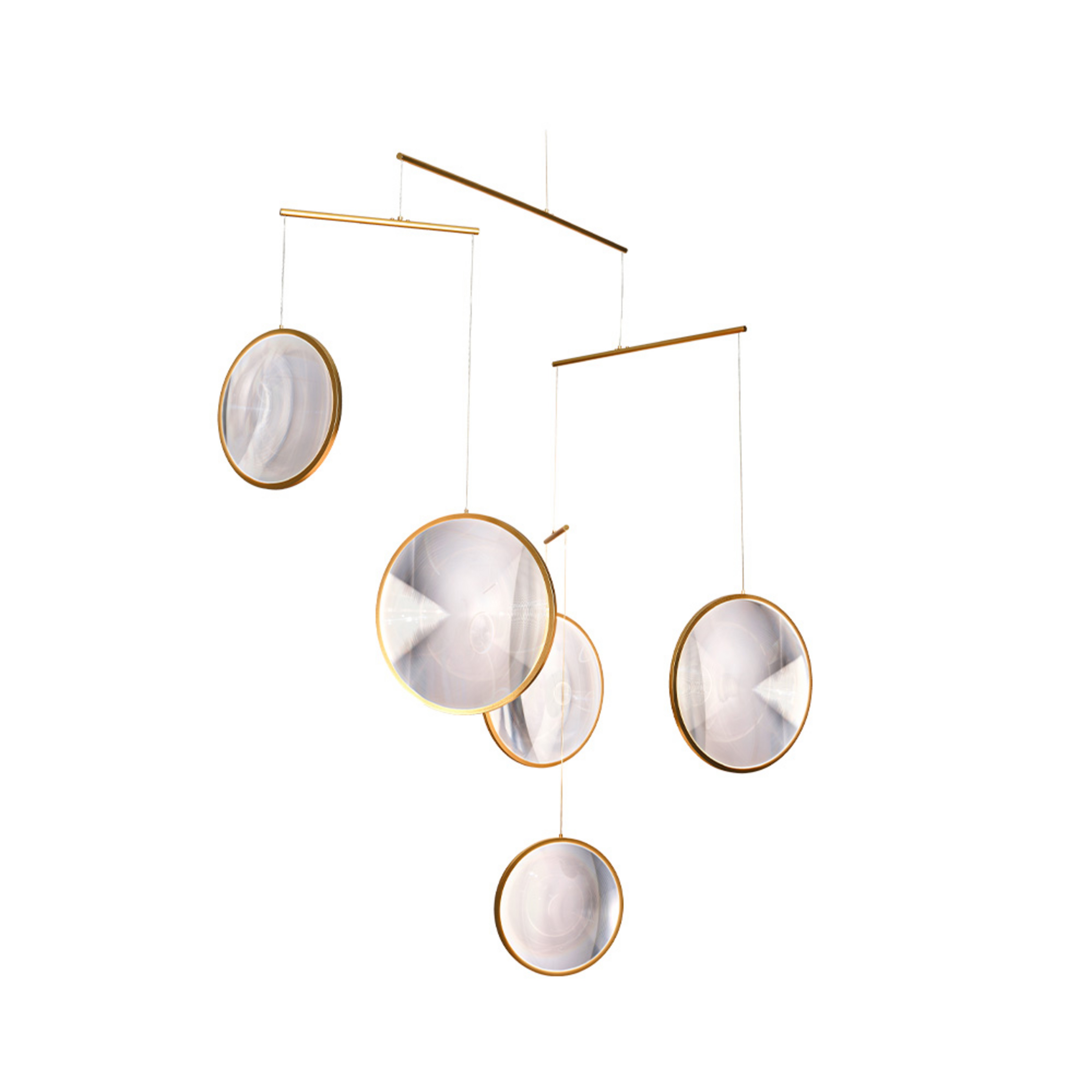 Focus 5 Pendelleuchte Gold - DCW