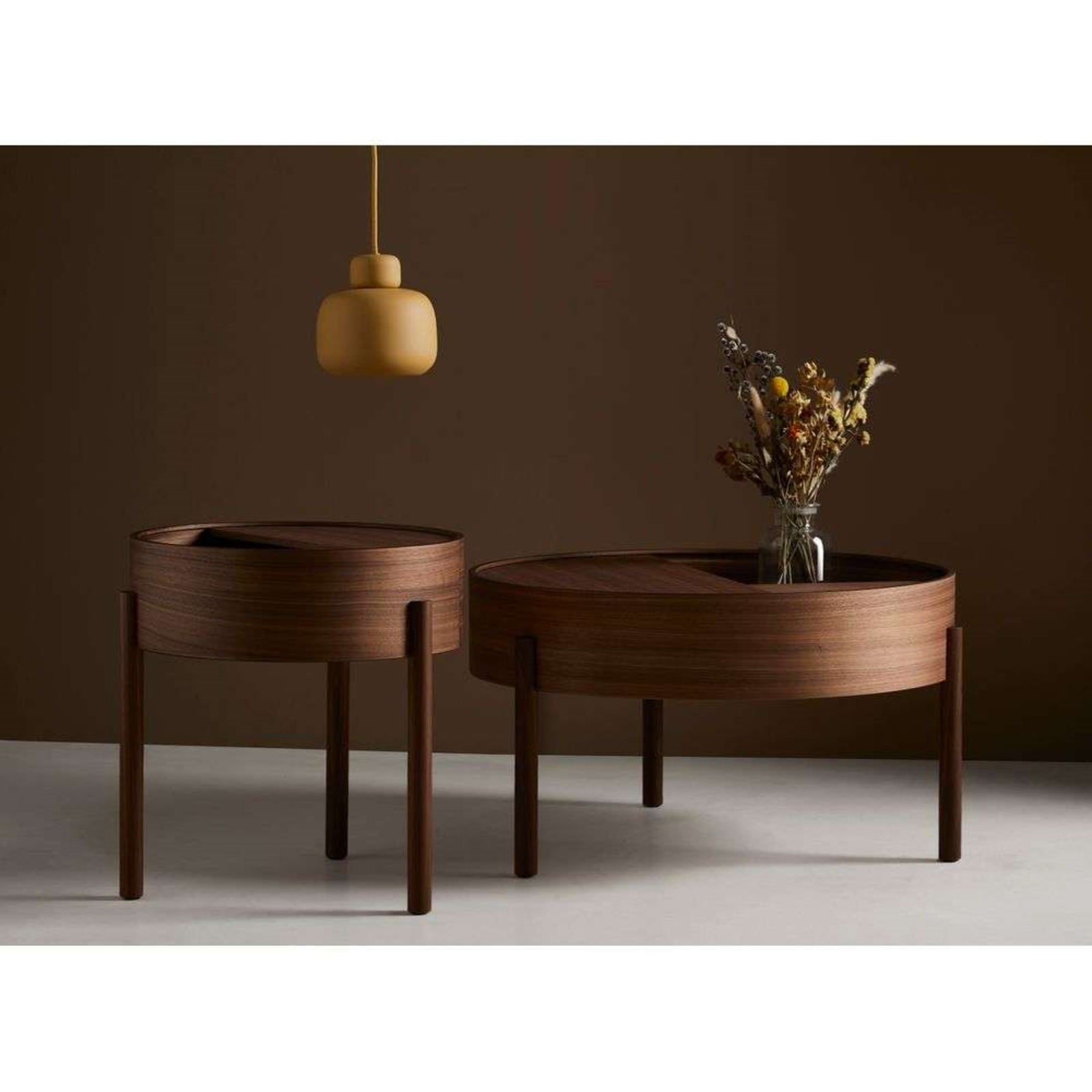 Arc Side Table Walnut - Woud