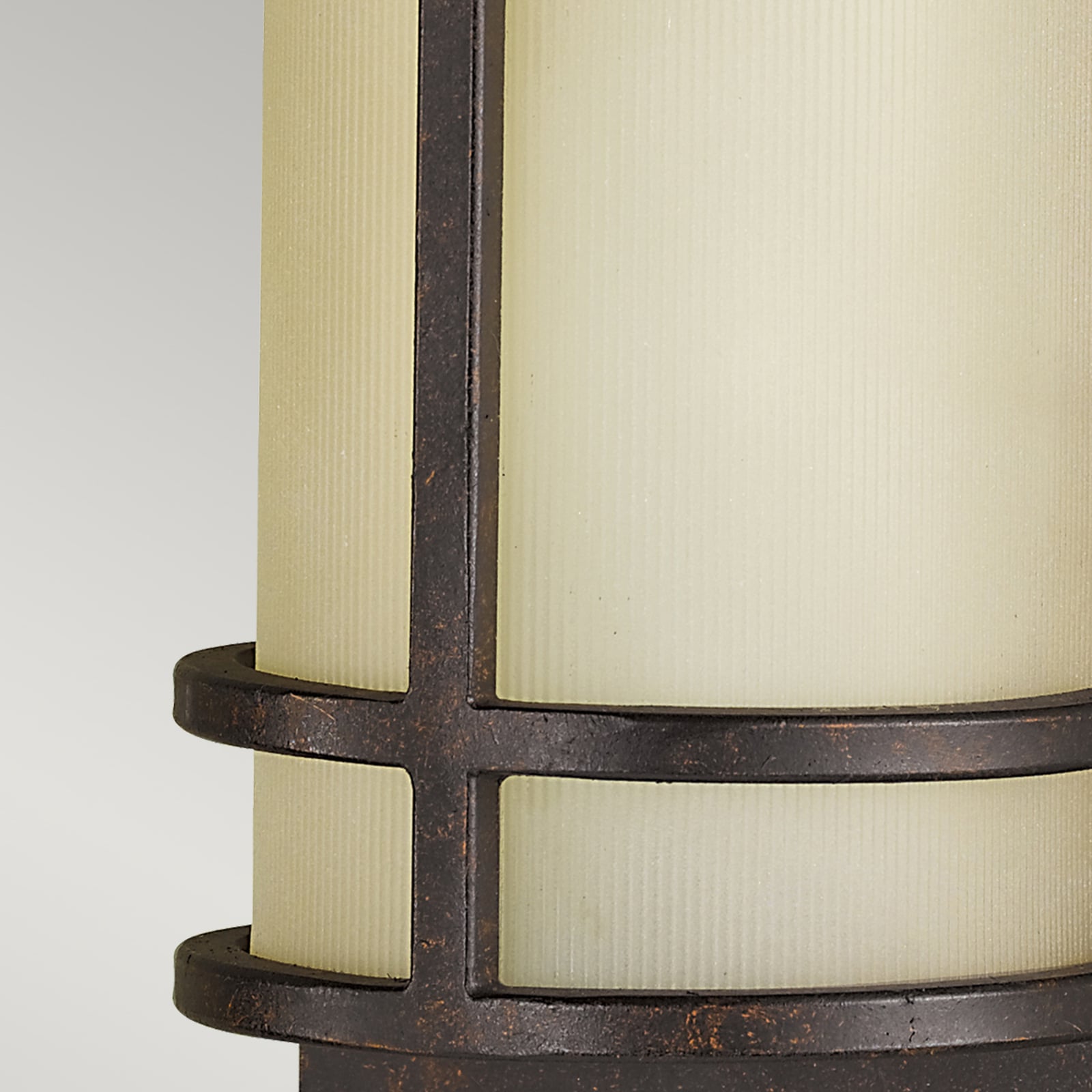 Nástěnné světlo Fusion 2, bronzová/krémová, 43 cm – FEISS Nástěnné světlo Fusion 2, bronzová/krémová, 43 cm – FEISS
