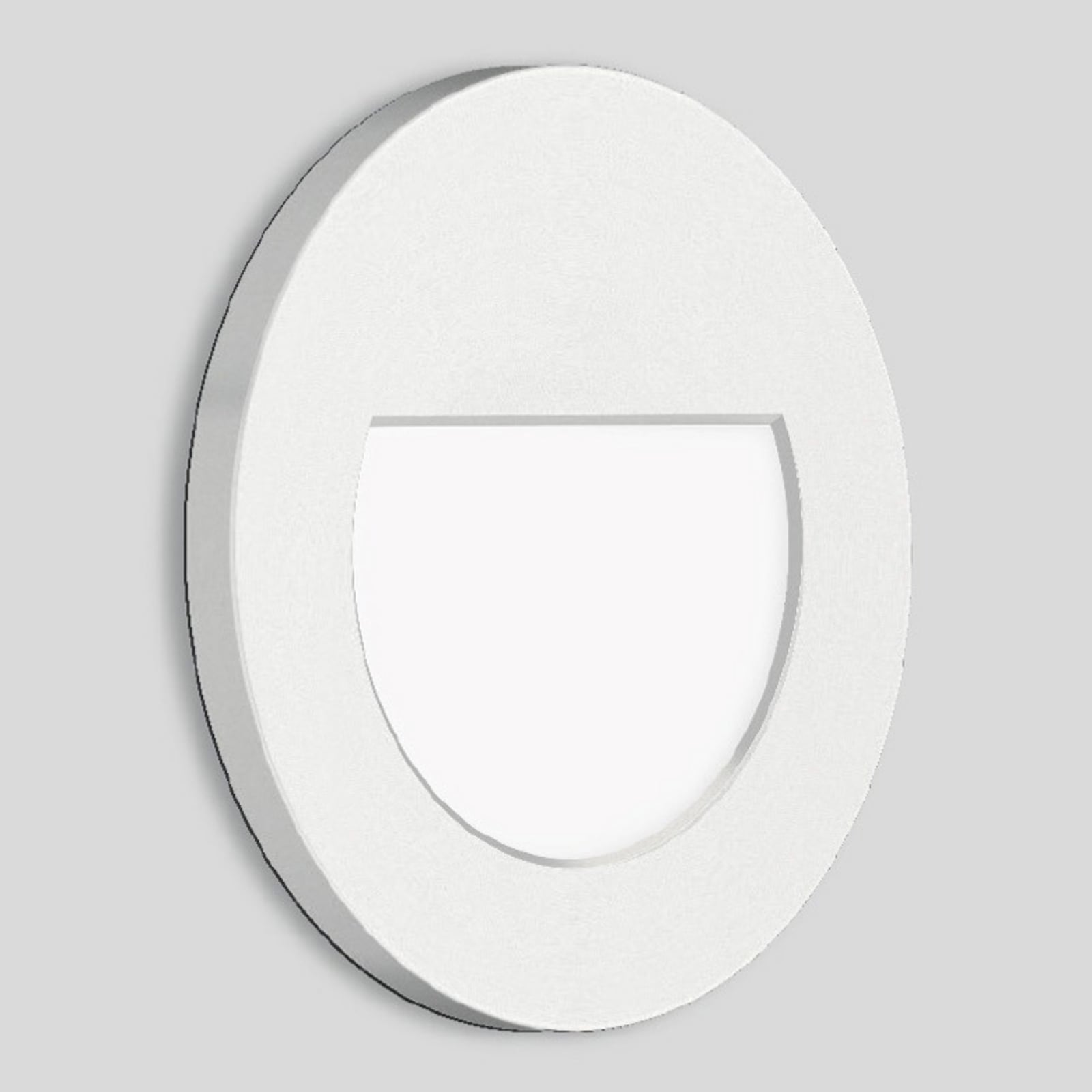 Bega Lámpara empotrable LED Salida semicircular Accenta