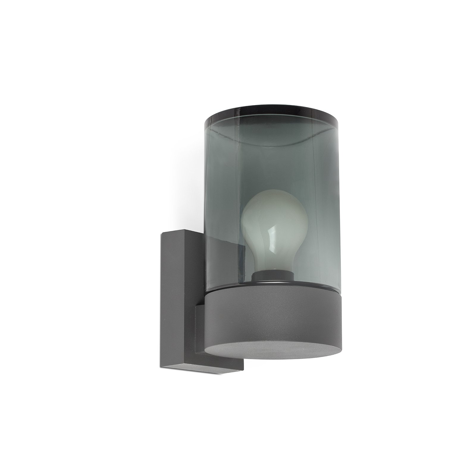 Kila outdoor wall light, glass cylinder