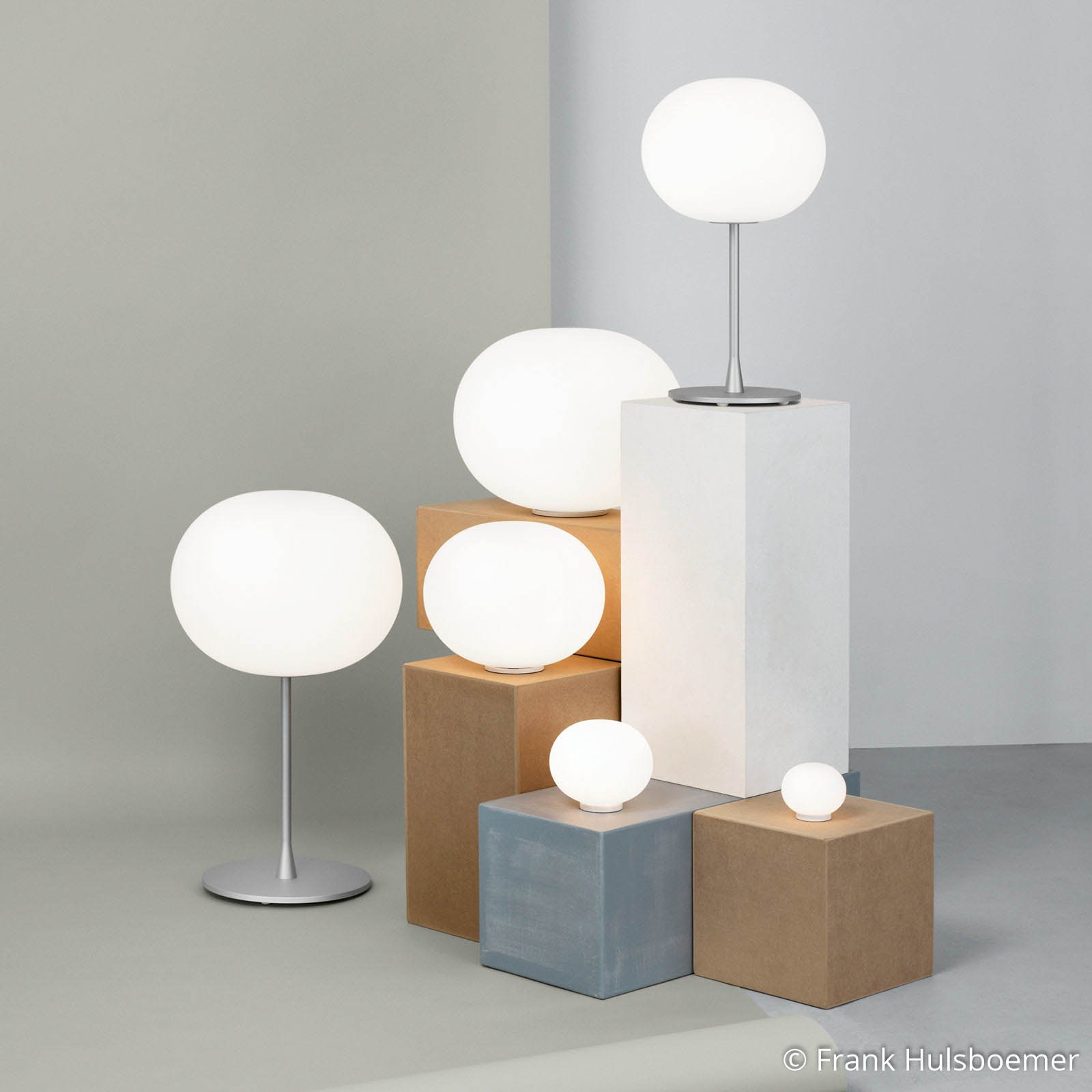 FLOS Glo-Ball Basic Zero - white table lamp